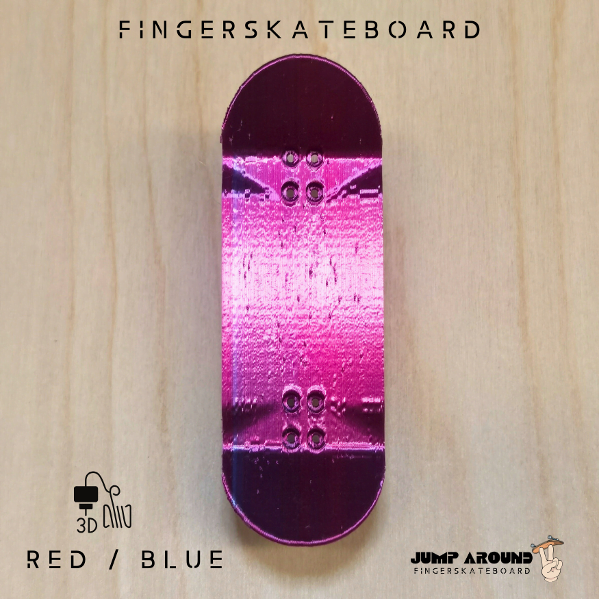 Easy Ollie Board - Red & Blue - Billede 2