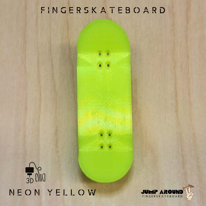 Easy Ollie Board - Neon Yellow - Billede 2