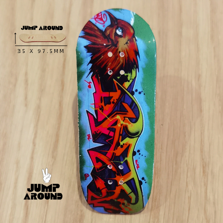 Fingerboard Fingerskateboard Jump Around PRO Wood fingerboard Fingerskate fingerboardshop (20)