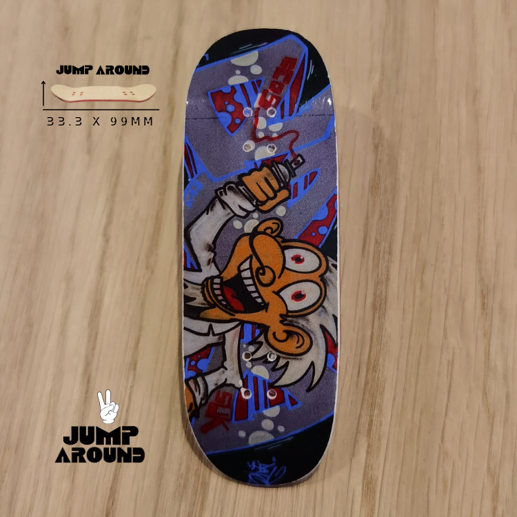 Fingerboard Fingerskateboard Jump Around PRO Wood fingerboard Fingerskate fingerboardshop (60)