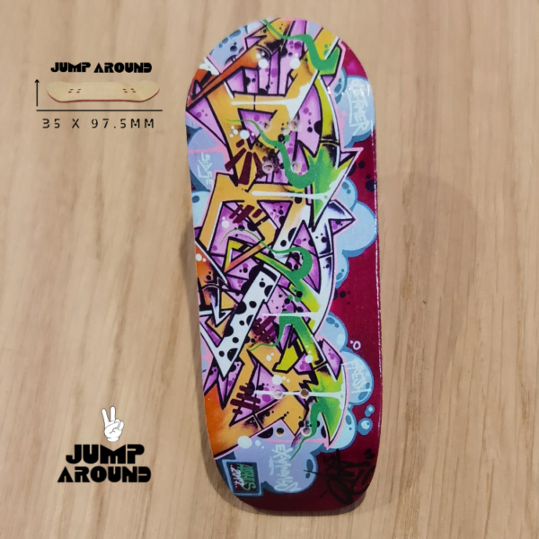 Fingerboard Fingerskateboard Jump Around PRO Wood fingerboard Fingerskate fingerboardshop (8)