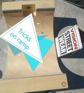 Fingerboard Blackriver jump around fingerskateboard