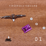Fingerskateboard fingerboard skateboard fingerskate udstyr tech deck 2024 nyhed truck hjl wheels urethane (52)