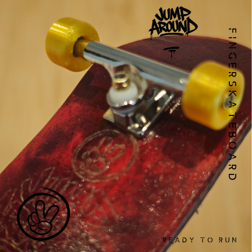 PRO WOOD SIGNATUR - Red Pop - Sølv baseplate 34mm