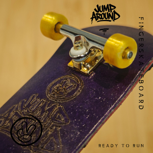 PRO WOOD SIGNATUR - Purple Pop - Guld baseplate 34mm