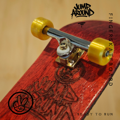 PRO WOOD SIGNATUR - Red Pop - Guld baseplate 34mm