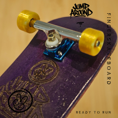 PRO WOOD SIGNATUR - Purple Pop - Blå baseplate 34mm