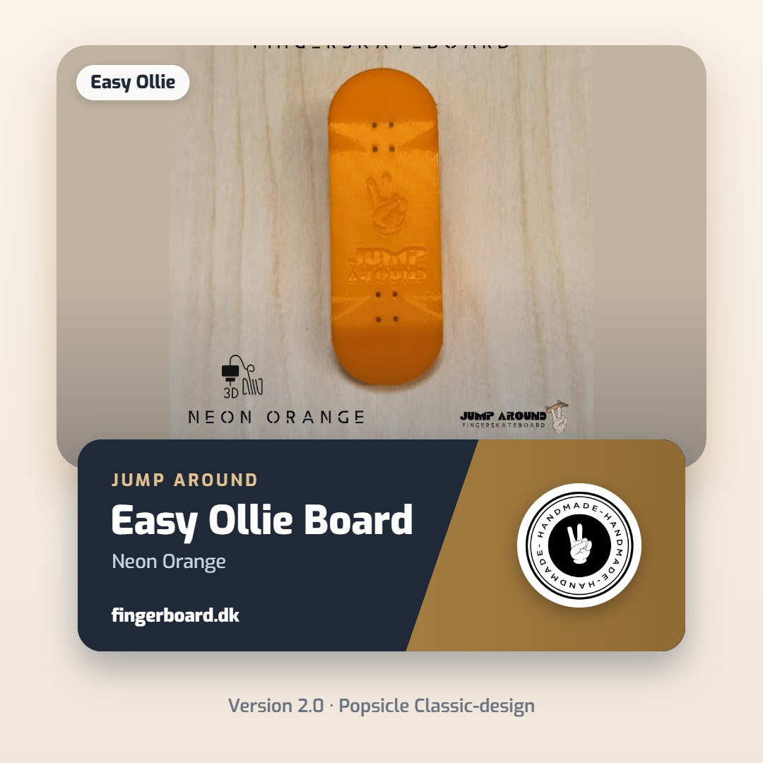 Easy Ollie Board - Neon Orange – Jump Around