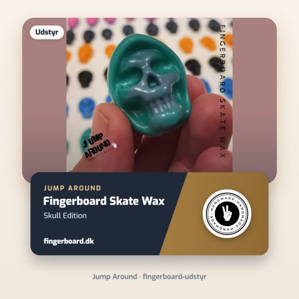 Fingerboard Skate Wax - Skull Edition – Jump Around