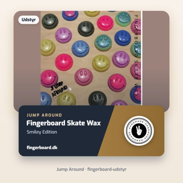 Fingerboard Skate Wax - Smiley Edition – Jump Around