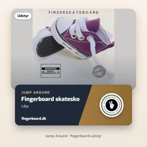 Jump Around Fingerboard skatesko - Lilla – Jump Around