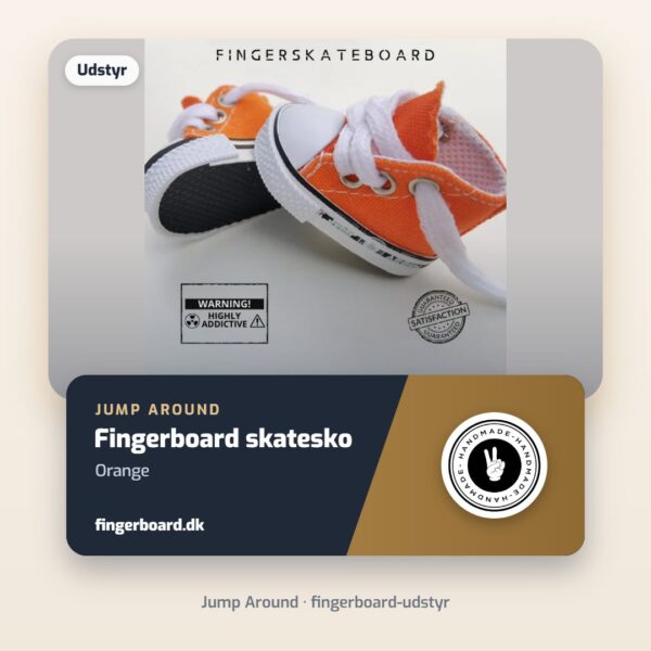 Jump Around Fingerboard skatesko - Orange – Jump Around