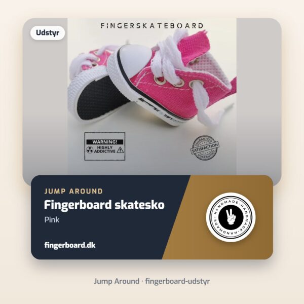 Jump Around Fingerboard skatesko - Pink – Jump Around