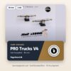 Jump Around PRO Trucks V4 - Sort baseplate 36mm – Jump Around fingerboard trucks