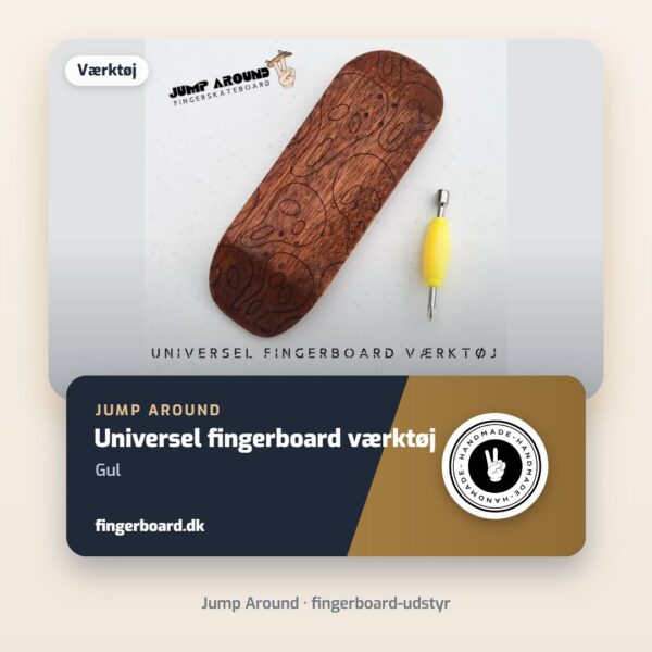 Universel fingerboard værktøj - Gul – Jump Around