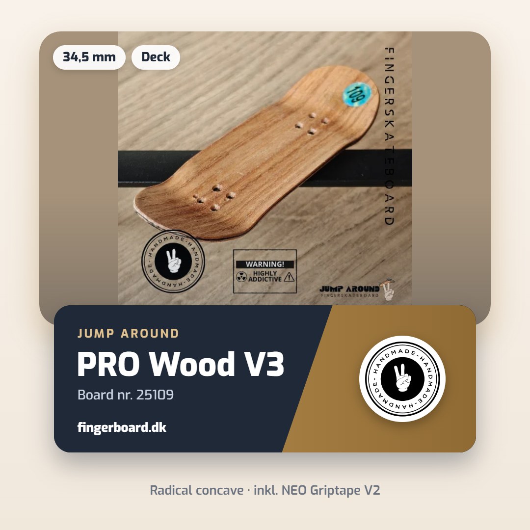 V3 - PRO Wood Fingerboard - 25109 – Jump Around