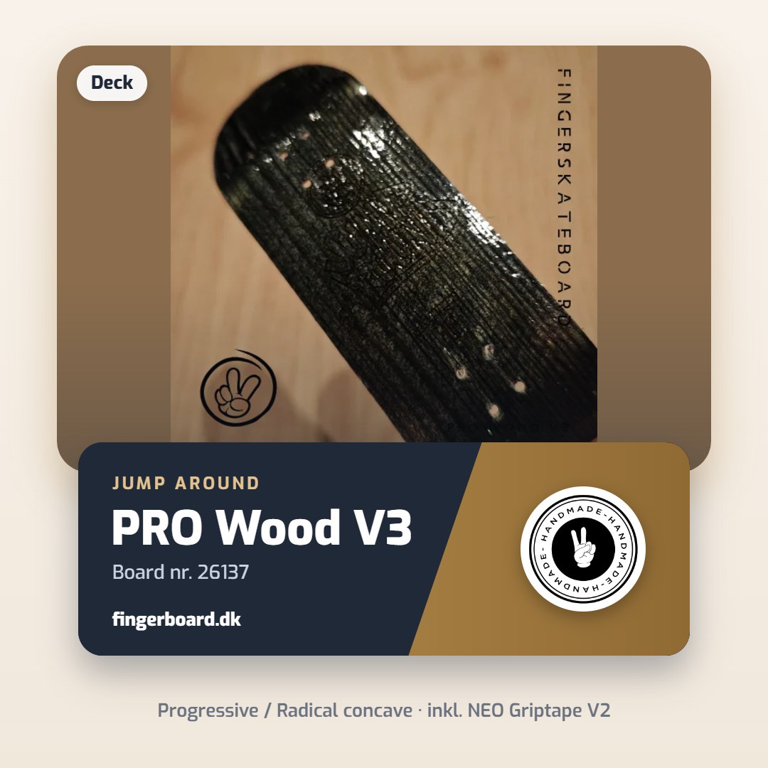 V3 - PRO Wood Fingerboard - 26137 – Jump Around