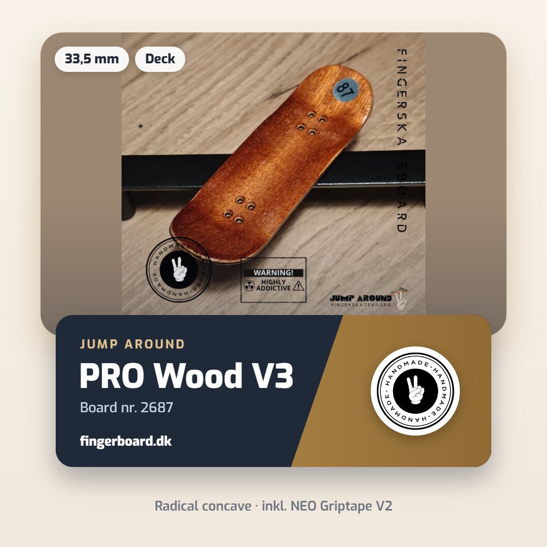 V3 - PRO Wood Fingerboard - 2687 – Jump Around